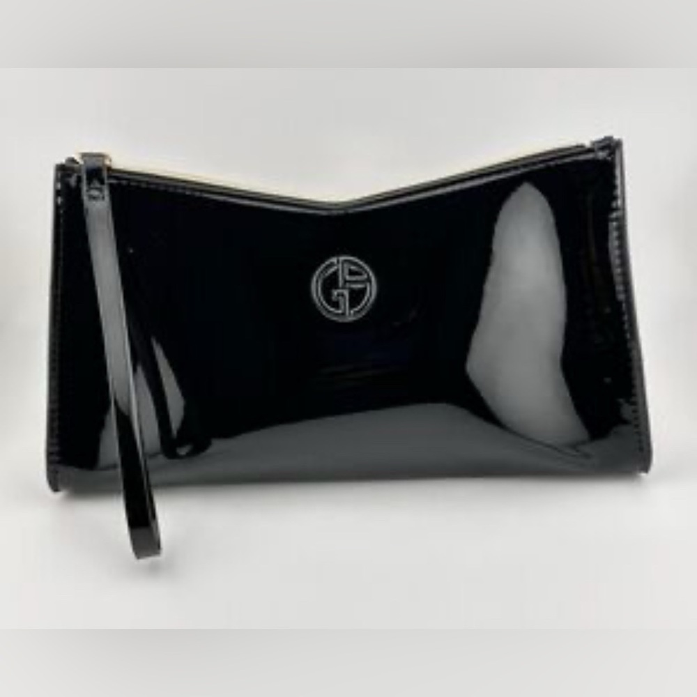 Giorgio Armani Black evening pouch